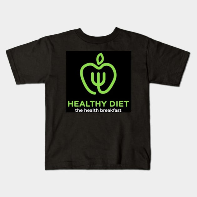 Healthy diet Kids T-Shirt by joshsmith